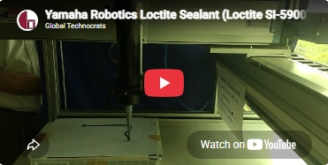 Sealent Application
Using Yamaha X-Y robot.(Sealent)